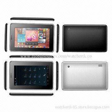 7-inch Dual-core Android tablet with dual cameras, 2G talk, 1/8GB, Bluetooth, GPS